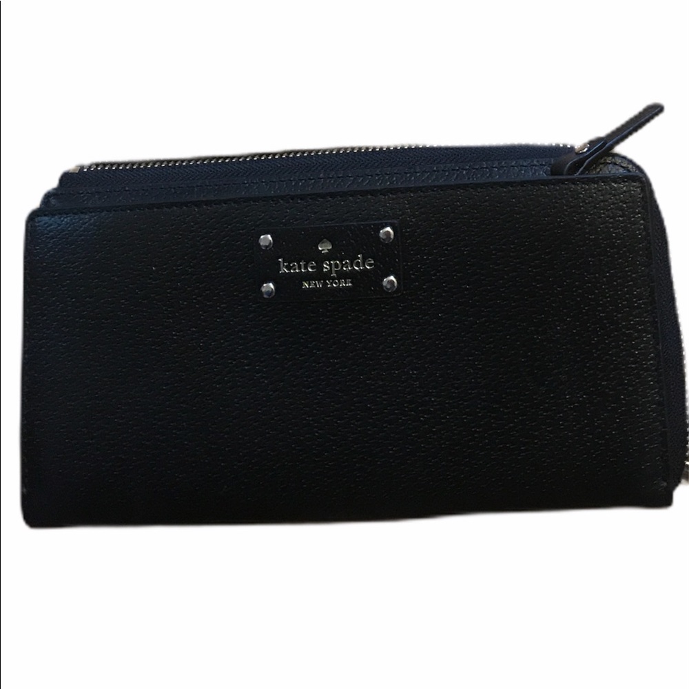 Kate Spade black wristlet new